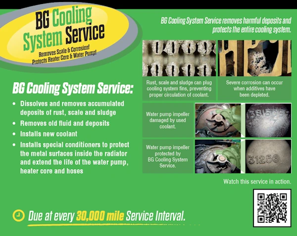 BG Cooling System Service