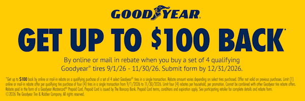 Good Year Rebate